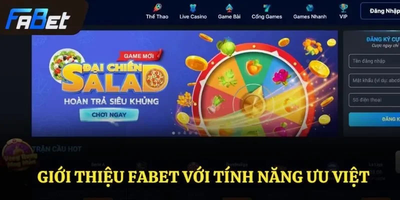 Giới thiệu fabet với tính năng ưu việt