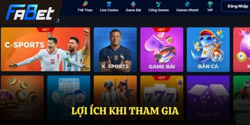 Lợi ích khi tham gia